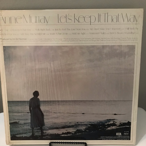 1978 Capital Records Anne Murray - Let's Keep It That Way ) Vinyl Record Album - Picture 2 of 6